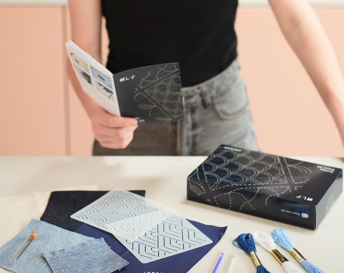 Sashiko Repair Kit - Learn the Art of Traditional Japanese Embroidery ...