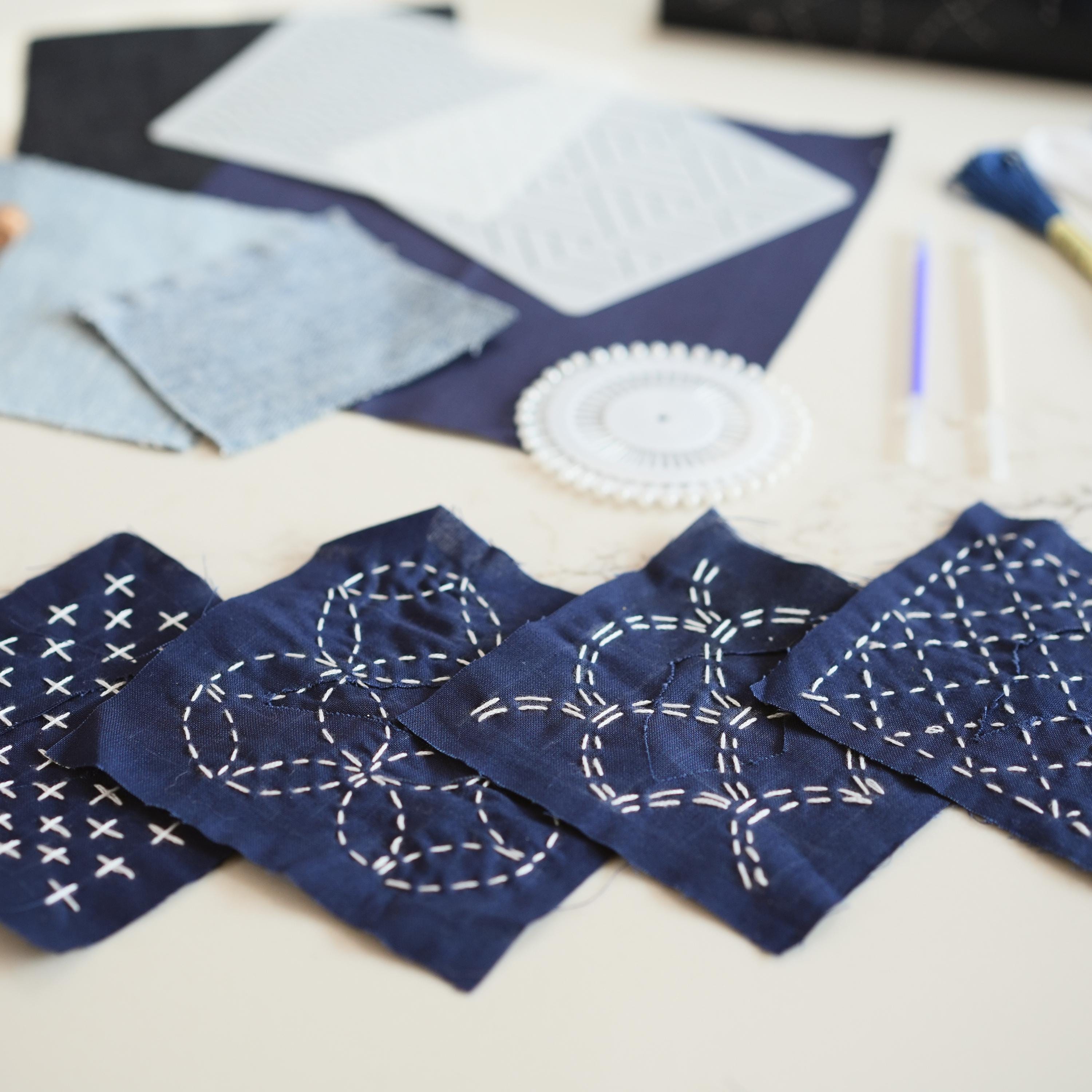 Sashiko Repair Kit - Learn the Art of Traditional Japanese Embroidery ...