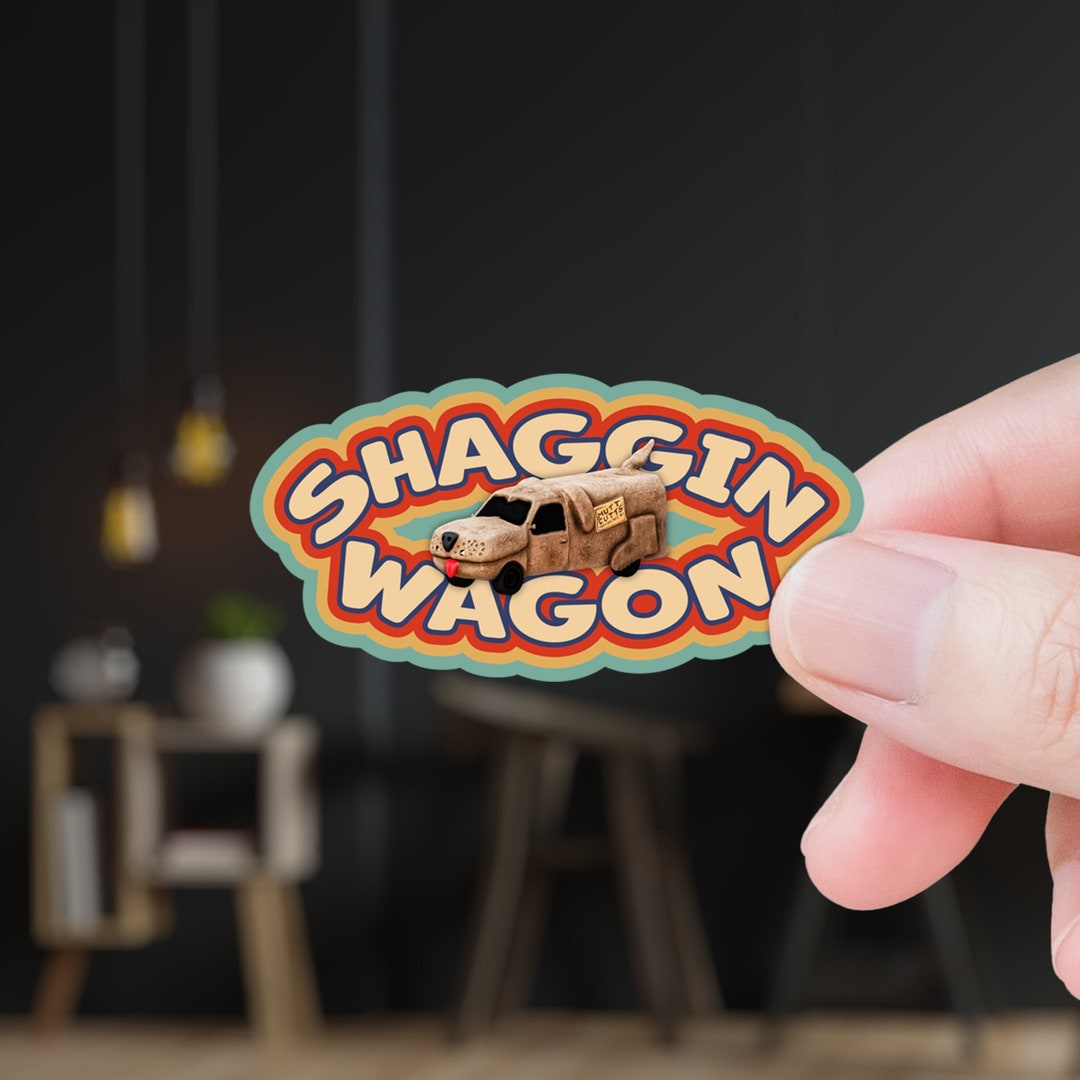 Dumb and Dumber Shaggin' Wagon Sticker Lloyd Christmas Etsy