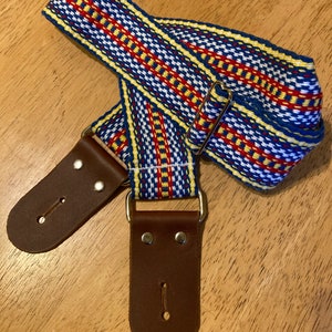 Primary Color Series Handwoven Guitar Strap