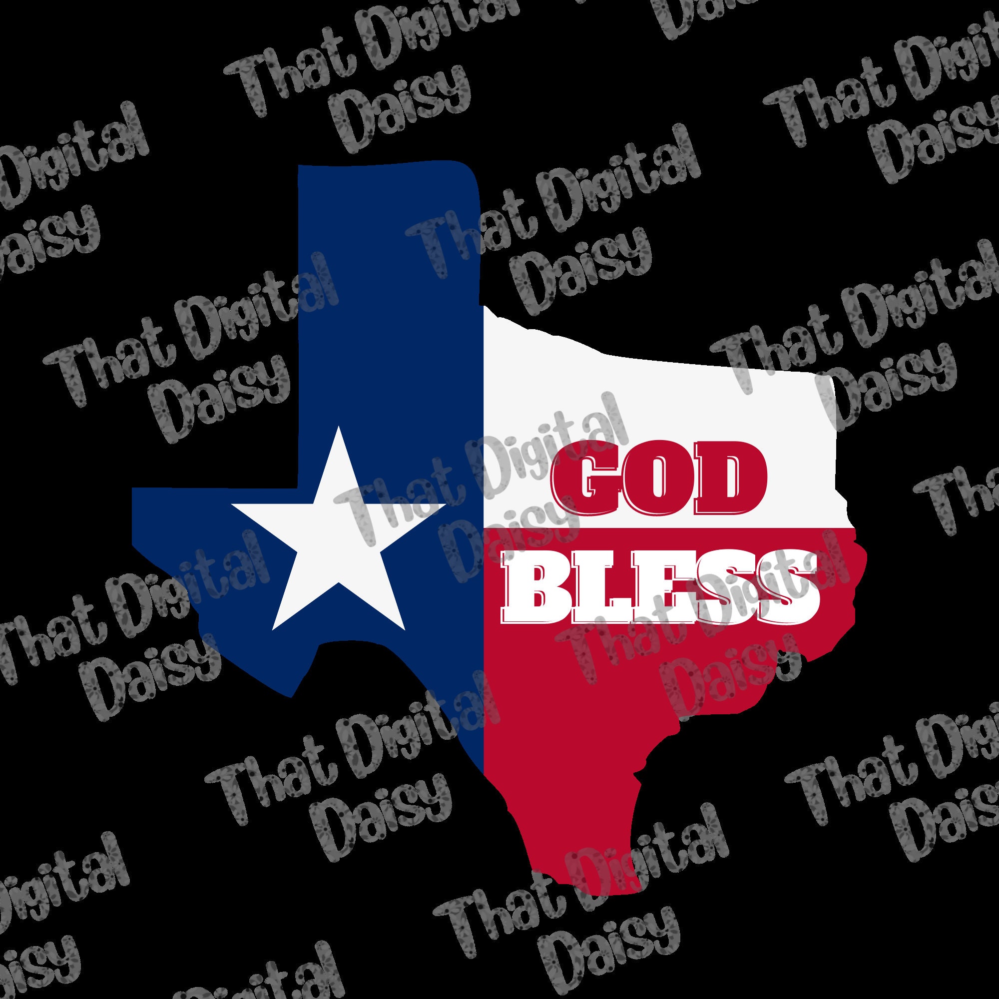 God Bless Texas PNG Digital Download - Etsy