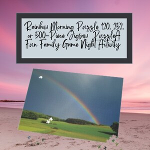 Rainbow Morning Puzzle (96, 252, 500, 1000-Piece) A Fun Family Game Night Activity, Gifts for Puzzlers, Nature Jigsaw for Kids and Adults