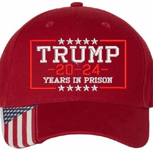 Donald Trump 2024 Years in Prison Anti Trump Baseball Cap Women