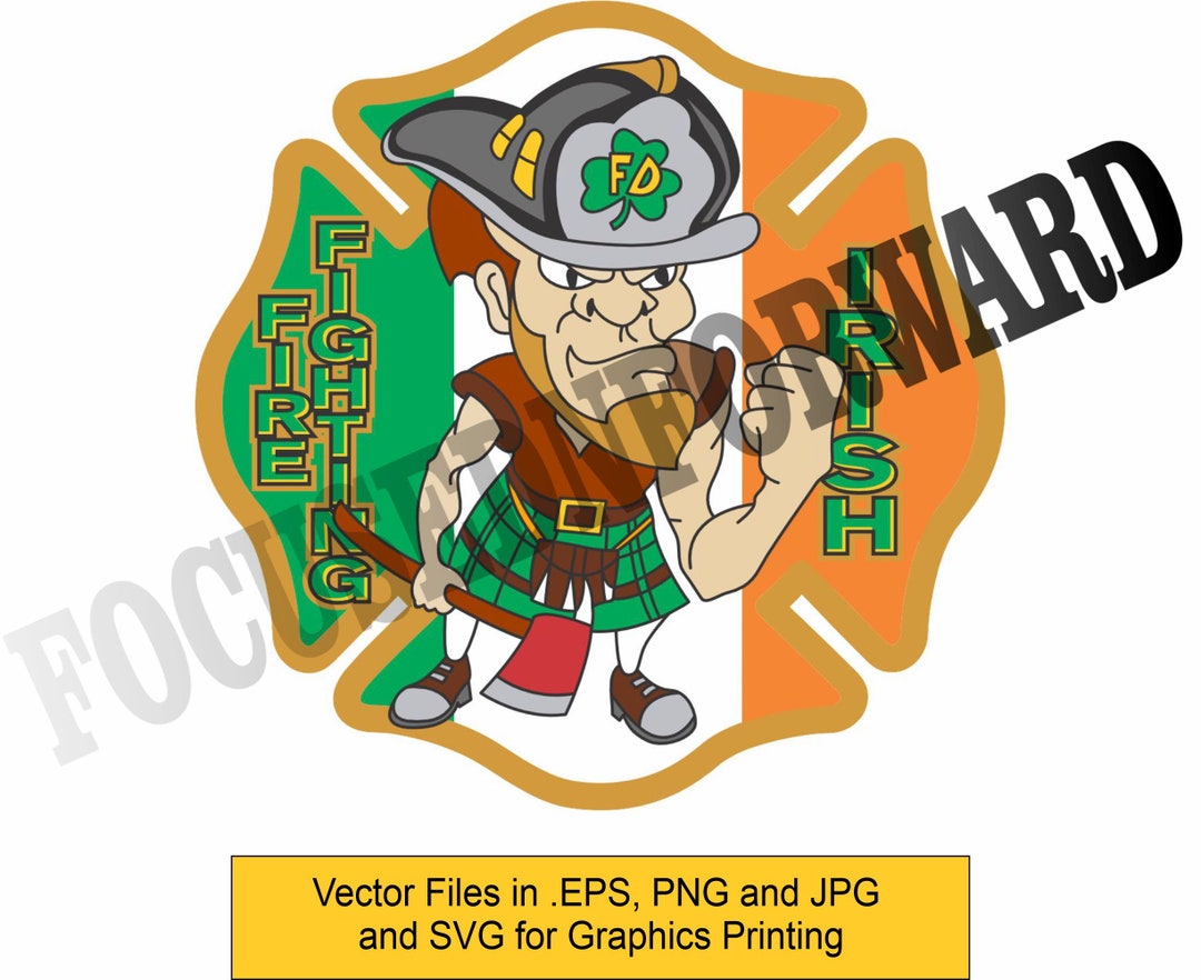 Maltese Cross irish Firefighter Maltese Cross Vector Files Eps/svg/jpg ...