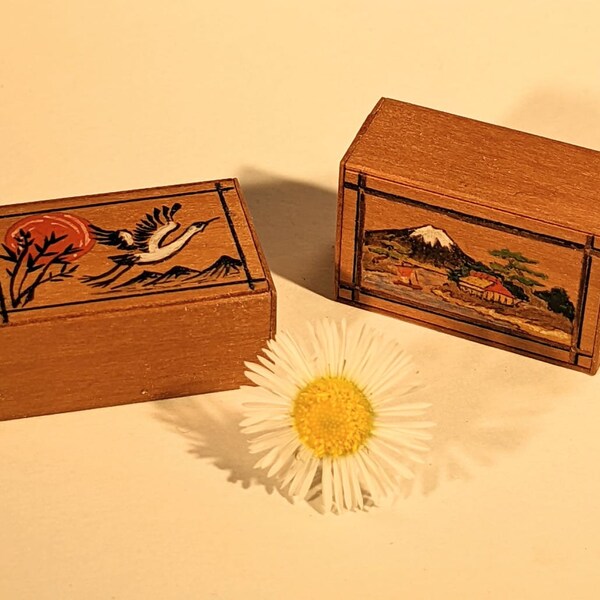 1:12 Scale Miniature Japanese puzzle box