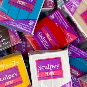 Sculpey® PREMO Clay 2oz  - PREMO Accents Clay - 2oz Oven-Bake Clay - 2oz Polymer Clay - Sculpting Clay - Oven-Bake Clay