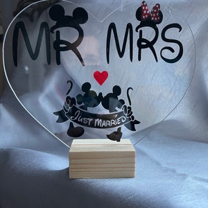 Wedding Day gifts Disney themed gift/ personalised/ can be adapted for the LGBTQ community