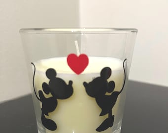 Vela do Dia dos Namorados do Mickey e da Minnie