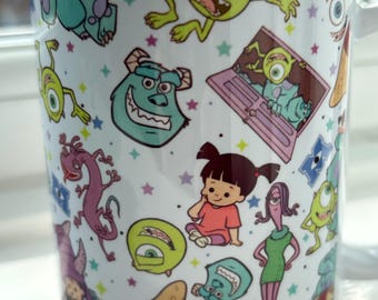 Caneca de cerâmica Monstros S.A.