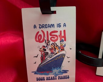 Personalised Disney Cruise Line 2025/2026 Themed Luggage Tags