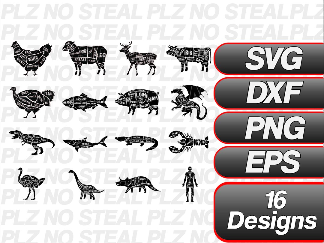 Full Butcher Guide Digital Download All 16 - Etsy