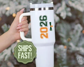 Christmas Gift, Senior 2026 Custom Tumbler; Personalized Graduation Gift