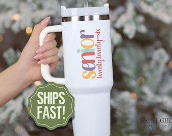 Class of 2026 Tumbler, Senior Graduation Gift, 40oz Stainless Steel