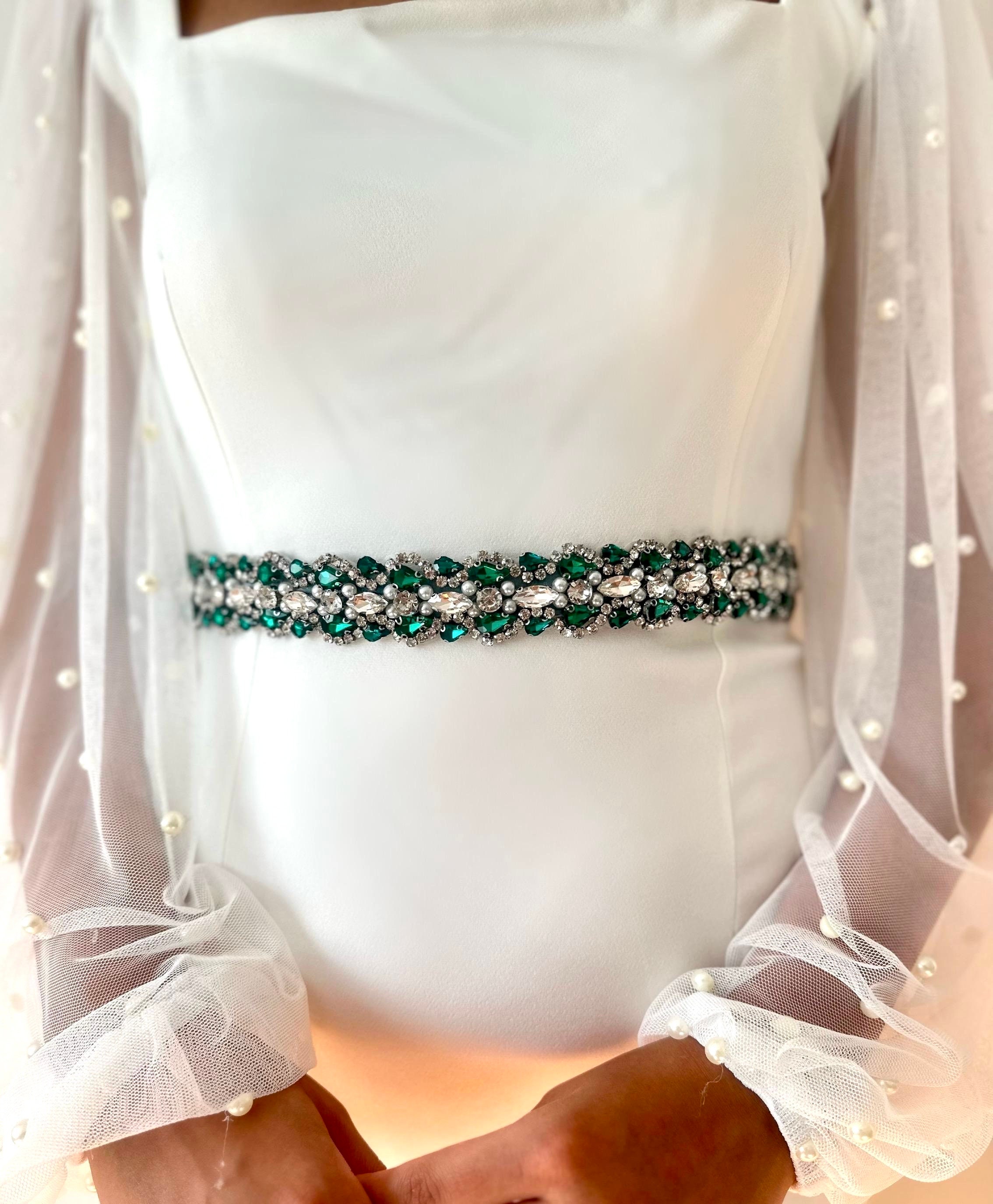 Beaded Bridal Belt - Main Image
