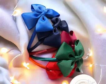 School Hair band - All Colours Red, Blue, Navy, Green and Burgandy