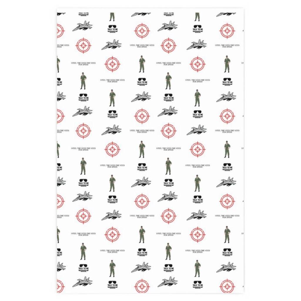 Top Gun Wrapping Paper Etsy