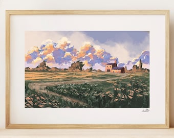 Little house on the prairie - hand signed (unframed)