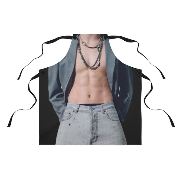 jungkook calvin klein abs kitchen apron