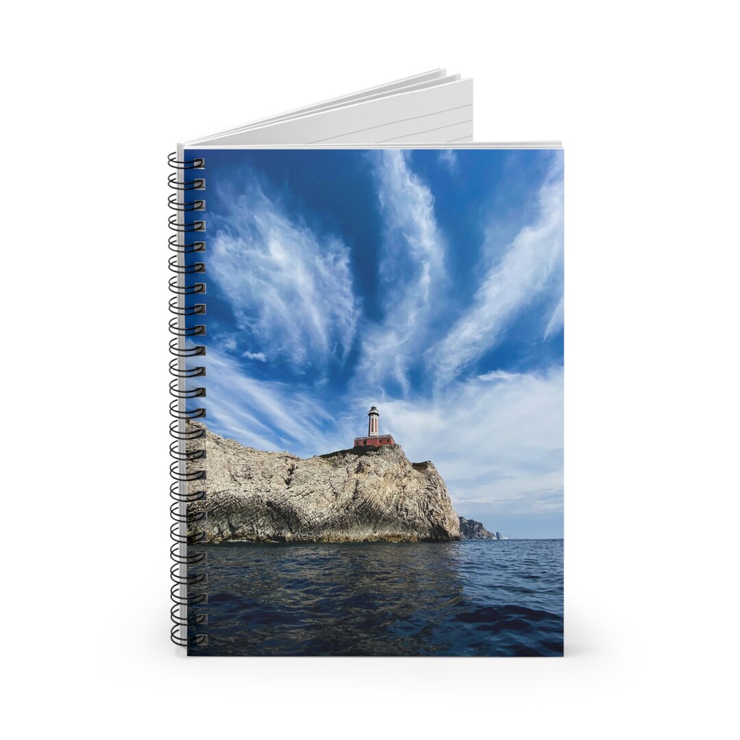 Spiral Notebook - Lighthouse - Etsy