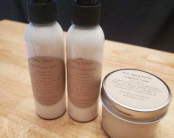 2 Silky Lotion 1 Anti Aging Butter Bundle