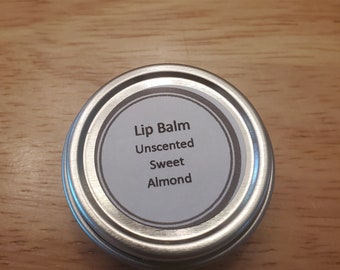 Unscented Sweet Almond Lip Balm