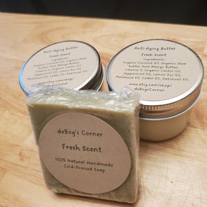 2 Anti-Aging Butters & 1 Soap Bundle