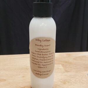 Silky Lotion - Non-Greasy Woodsy