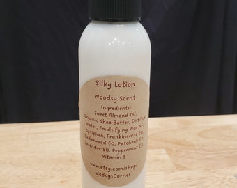 Silky Lotion - Non-Greasy Woodsy