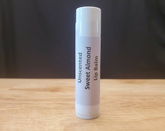 Unscented Sweet Almond Lip Balm - Tube