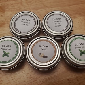 5 Lip Balm 1/4oz Bundle