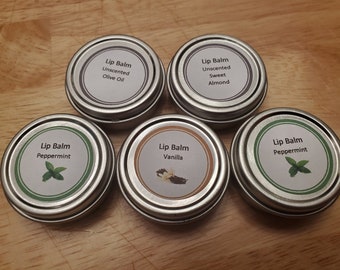 5 Lip Balm 1/4oz Bundle
