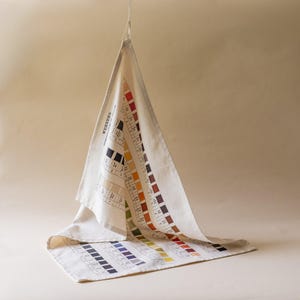 Organic Cotton Tea Towel - Werner's Nomenclature of Colours | Design-Led  Gift for Home & Kitchen