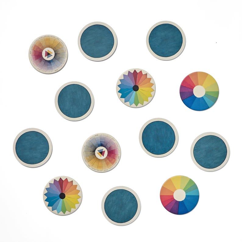 Memory Game - Colour Wheels | Fun Table Game for Entertaining - Etsy