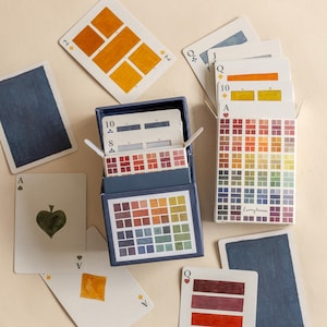 Watercolor Swatches Playing Cards - Set of Two Decks