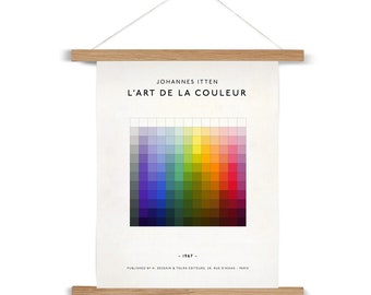 L'Art De La Couleur Fine Art Print with Hanger
