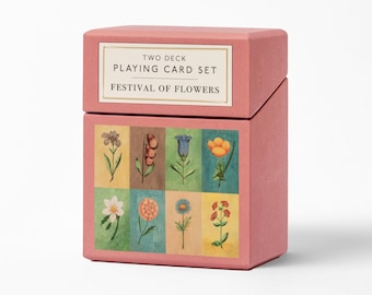 Festival of Flowers Playing Card Set | Fun  Game for Family Nights & Stocking Fillers