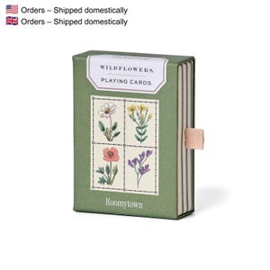 Wildflowers Single Playing Card Deck | Hostess Gift or Party Game