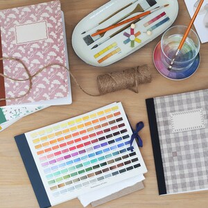 A5 Single Notebook - Philipp Otto Runge Pink Flowers