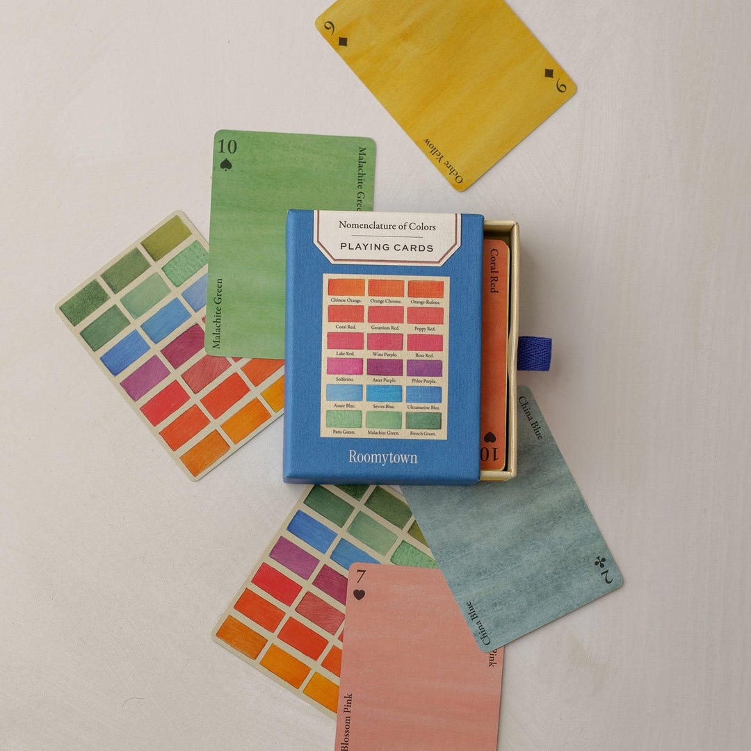 Nomenclature of Colours Single Playing Card Deck | Fun Game for Family ...