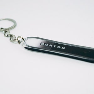 Handmade 3D Snowboard Burton-inspired Keychain Miniature Winter Sports ...