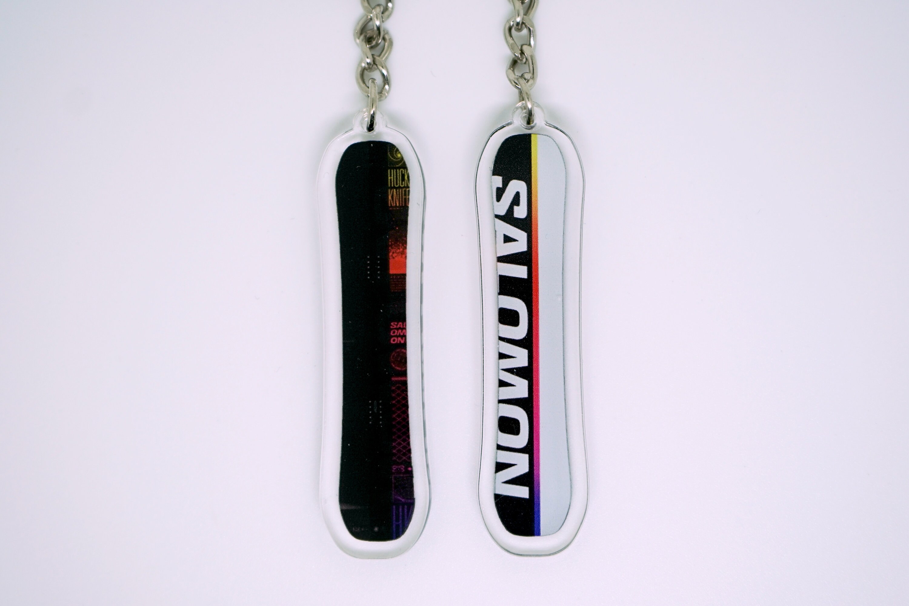激レア 美品 RK LIMITED/ SALOMON BURTON UNION Handmade 3D Snowboard Salomon-inspired Keychain - Miniature Winter
