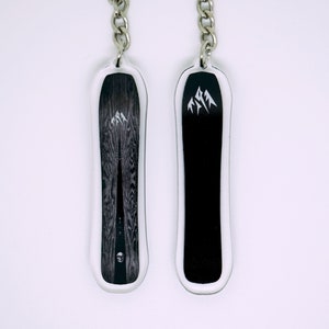 Handmade 3D Snowboard Jones-Inspired Keychain - Ultra Mind Expander - Miniature Winter Sports Collectible - 2024