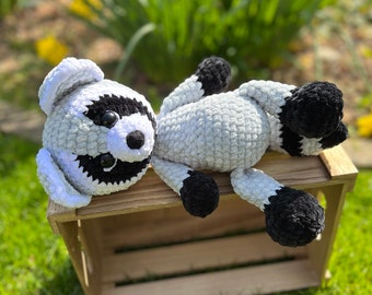 Crochet Plush Raccoon