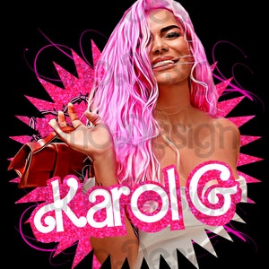 Karol G Png Digital Download File Sublimation, Karol G PNG, Karol G Bichota PNG, Karol G dtf, Karol G PNG