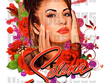 Selena Quintanilla PNG | Sublimation Image, Commercial Use (Digital Download)
