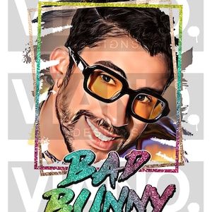 Bad Bunny png | Sublimation Bad Bunny download | instant download -   Sublimation - commercial use