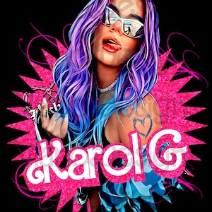 Karol G Png Digital Download File Sublimation, Karol G PNG, Karol G Bichota PNG, Karol G dtf, Karol G PNG