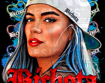 Karol G Bichota, png, sublimatiebestand (digitale download)