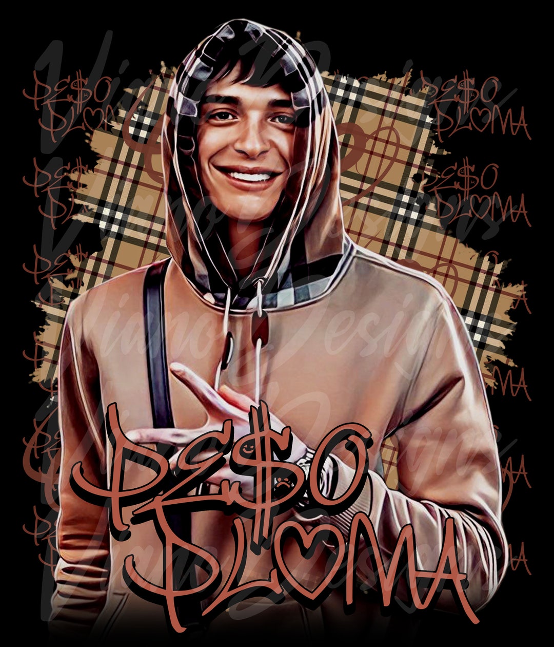 Peso Pluma Png Digital Download File Sublimation, Peso Pluma PNG, Peso