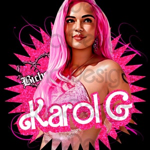 Karol G Png Digital Download File Sublimation, Karol G PNG, Karol G Bichota PNG, Karol G dtf, Karol G PNG